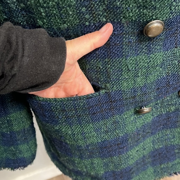 BANANA REPUBLIC PLAID BLAZER XS - Picture 6 of 16